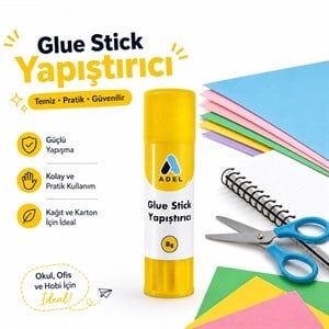  Glue Stick Yapıştırıcı – Temiz, Pratik ve Çok Amaçlı Kullanım
