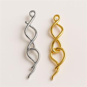  Spiral Tasarım Çelik Küpe Takımı