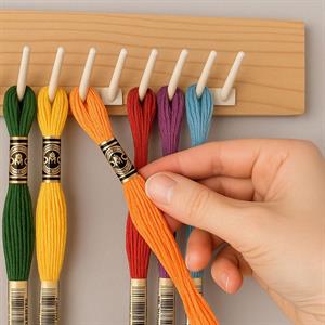 11 Sıralı İp ve Aksesuar Askılığı