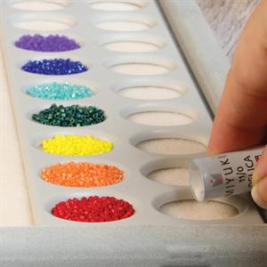 12 Bölmeli Boncuk Yerleştirme Tablası