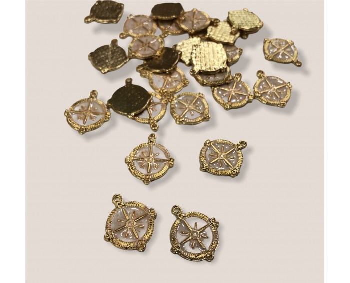 Altın Kaplama Lisanslı Sallantı Krem Dümen