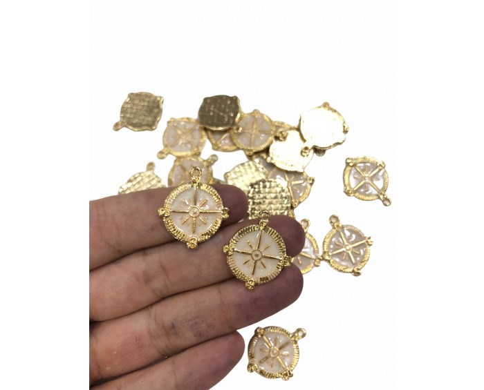 Altın Kaplama Lisanslı Sallantı Krem Dümen