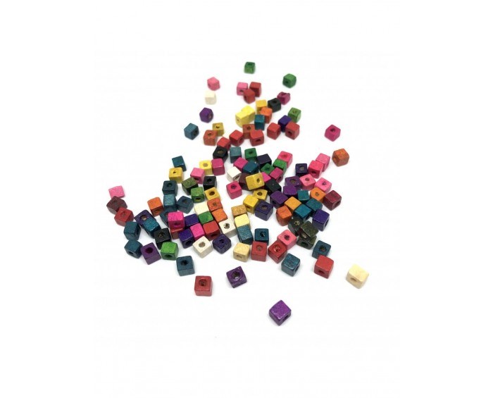 KÜP Ahşap Boncuklar 7 MM / 10 GRAM