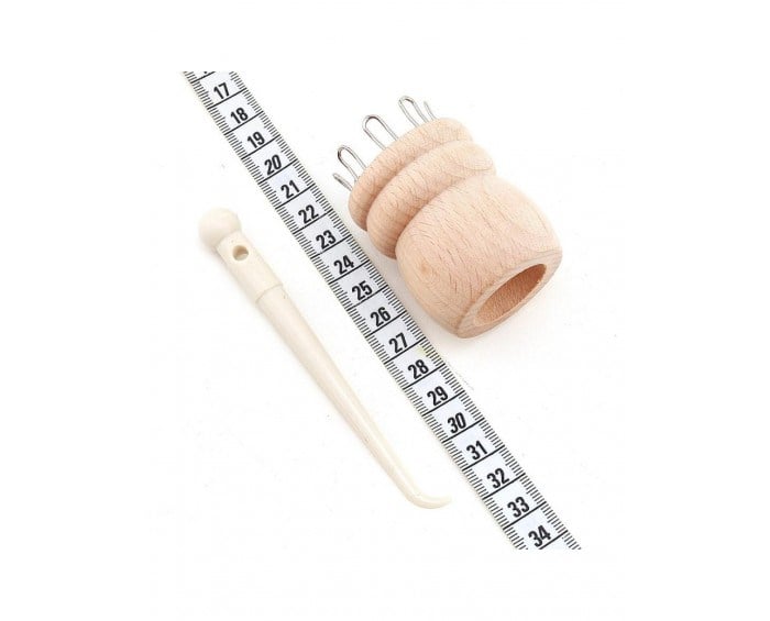 NURGE Ahşap 8 PİM Örgü Aparat