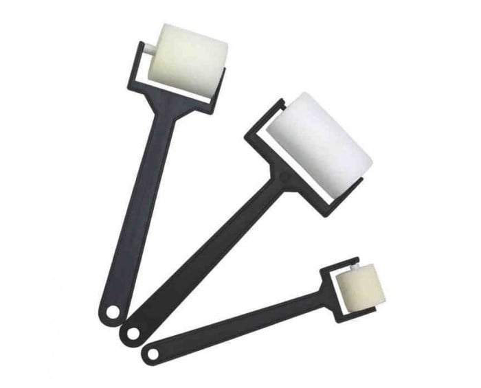 PLASTİK SAPLI SÜNGER RULO FIRÇA SETİ 3lü