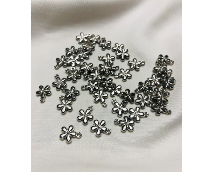 Plastik Minimal Çiçek Desen ara Modeller - 5 Adet