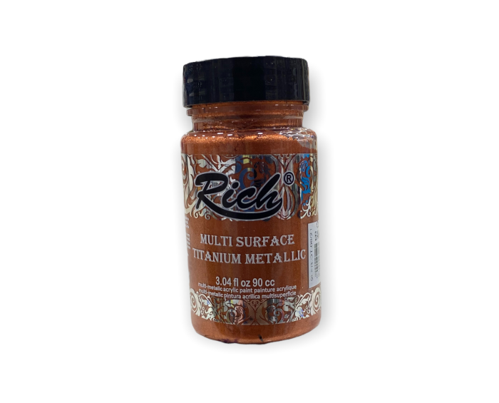 Rich Multi Surface Bakır Titanium Metalik Boya 90cc 