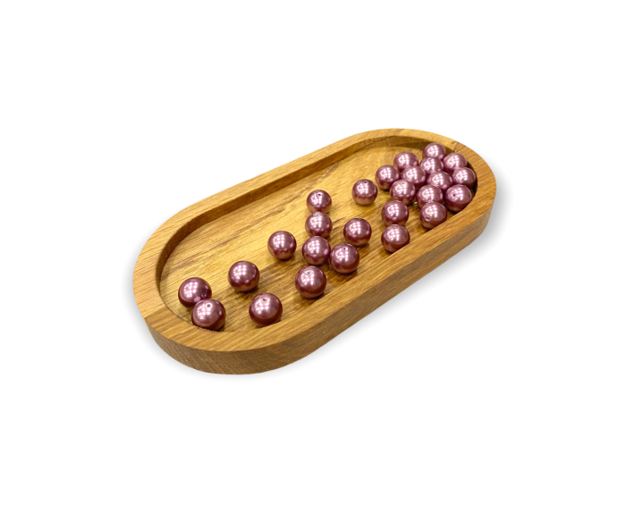 Yuvarlak Mürdüm İri İnci 12 MM - 5 Adet