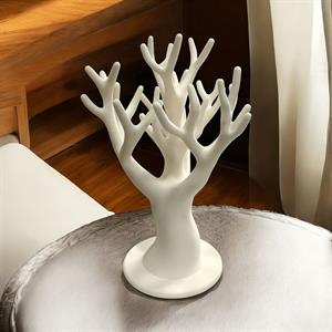 Ağaç Takı Standı Beyaz