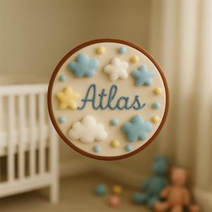 Ahşap Görünümlü Plastik Halka 25 CM