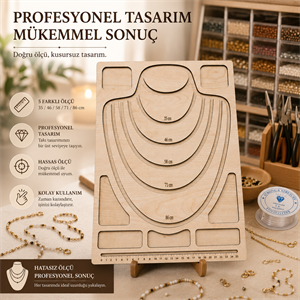 Ahşap, Kolye Ölçüm ve Tasarım Tablosu