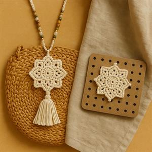 Ahşap Motif Tahtası Motifmatik 15x15 cm