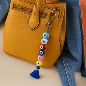 Akrilik Renkli Plastik Nazar Boncuğu – 20 MM (5li Karışık Paket)