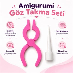 Amigurumi Göz Takma Seti - Pratik ve Basit