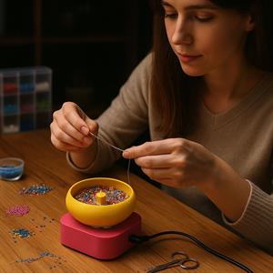 Automatic Bead Stringer - Çift Renkli Elektrikli Boncuk Dizici