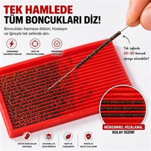 BeadLine Pro Hızlı Boncuk Dizici - Miyuki Boncuk Dizici – Tek Hamlede Dizim Aparatı
