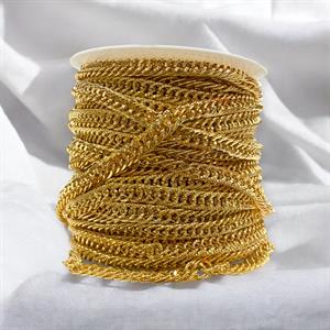 Bezeme Burgulu Altın Zincir