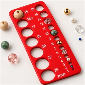 Boncuk Çap Ölçer Standı | 1–24 mm
