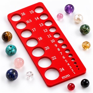 Boncuk Çap Ölçer Standı | 1–24 mm