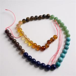 Çakra, Yedi Çeşit Dizi Doğal taş