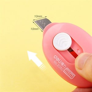 Çelik Bıçaklı Mini Tekli Falçata Maket Bıçağı