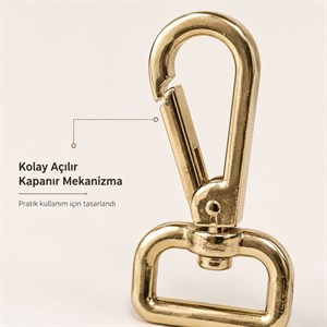 Çelik Geniş Ağız 3 CM Kalın Paris Kancalar