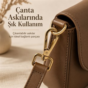 Çelik Geniş Ağız 3 CM Kalın Paris Kancalar
