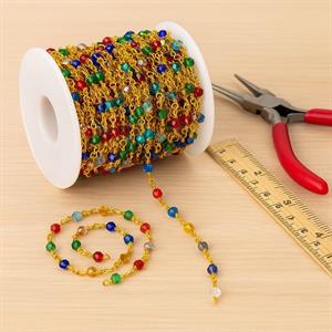 Çelik Kristal Zincir Modeller - 50 CM