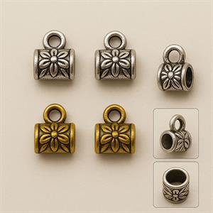 Çiçek Desenli Vintage Sallantı Model - 3 Adet