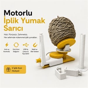 Çile Tutucu - Motorlu İplik Sarıcı, Automatic Motorized Yarn Winder