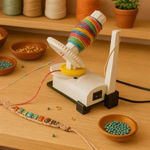 Çile Tutucu - Motorlu İplik Sarıcı, Automatic Motorized Yarn Winder