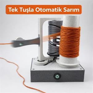 Çile Tutucu - PRO. Otomatik İplik Sarıcı, Automatic Motorized Yarn Winder