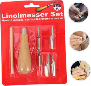 Çok Kapsamlı Oyma Bıçağı Sanat Seti