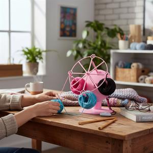 Colorwork Wheel İplik Tutucu - Tığ işi ve Örgü için İplik Çözme Aracı