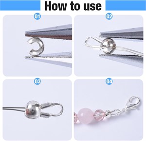 Crimp Bead Cover (Çelik) - Sıkıştırma Boncuk Kapağı