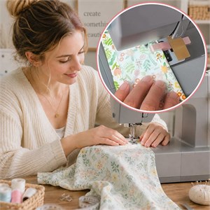 DikişHiza Pro – Çok Ölçülü Dikiş Makinesi Kılavuz Seti + Stant