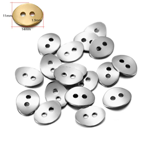 Döküm Bileklik Düğmeleri 12.5 MM 