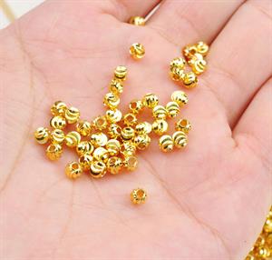 Dorika Boncuk 2 MM Altın Sarısı