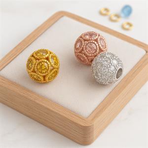 Dorika Çelik, 10 MM Takı Arası Swarovski Lunare