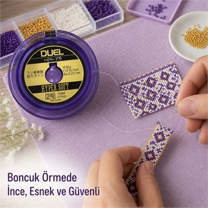 DUEL Hyper Soft Şeffaf Misina – 0,23 mm Çok Kuvvetli