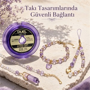 DUEL Hyper Soft Şeffaf Misina – 0,26 mm Çok Kuvvetli