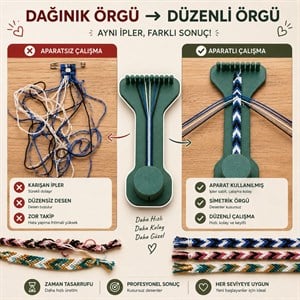 Düğüm Ustası – Friendship Bracelet Maker Aparatı