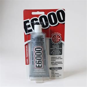 E6000 Şeffaf Endüstriyel Güçte Takı, Kuyumcu ve Tekstil Yapıştırıcı - 109.4 mL