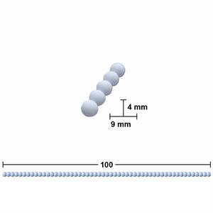 Esnek Çıta Bükülebilir 1 Metre BONCUK Çıta 4x9 MM