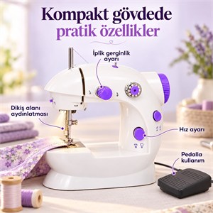 Ev Tipi Yeni Nesil Dikiş Makinesi