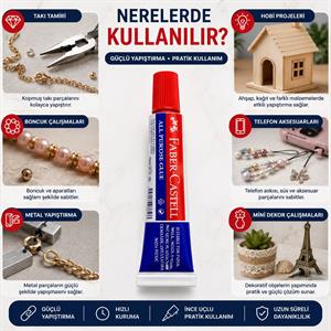 Faber-Castell Çok Amaçlı Yapıştırıcı – 7 Gram