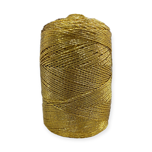 Fold Yarn, Simli %70 Pamuk İp Altın