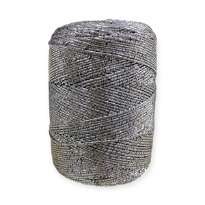 Fold Yarn, Simli %70 Pamuk İp Gümüş