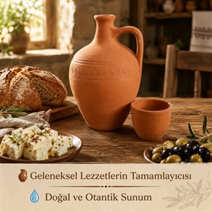 Geleneksel Toprak Testi – Doğallığın ve Kültürün Zarif Yansıması