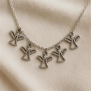 Gümüş Kanatlı Melek Sallantı 3 Adet